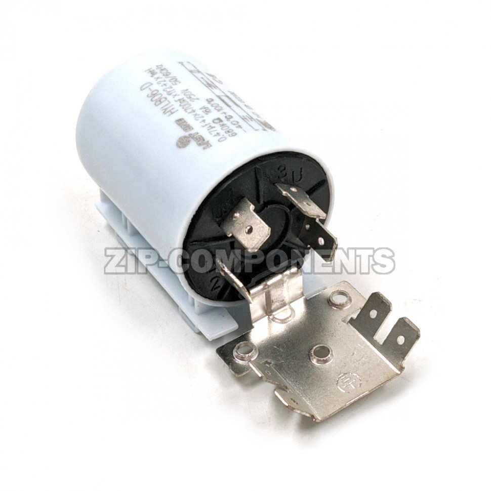 Фильтр сетевой шумоподавляющий конденсатор 0,47µF (X2) + 0.68M Ohm BEKO 2707050100