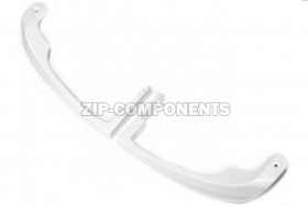 Ручка холодильника Бирюса 129-136 нижняя белая 0030050001