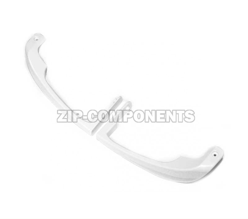 Ручка двери холодильника Бирюса 129-136 верхняя белая 0030050002