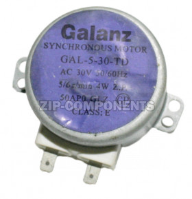 Мотор вращения тарелки СВЧ Galanz GAL-5-30-TD 30V 4W 5/6r/min
