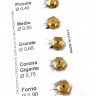 Набор жиклеров Ariston-Zanussi-Electrolux на балонный газ (D=0.40, D=0.55, D=0.65, D=0.75, D=0.90)