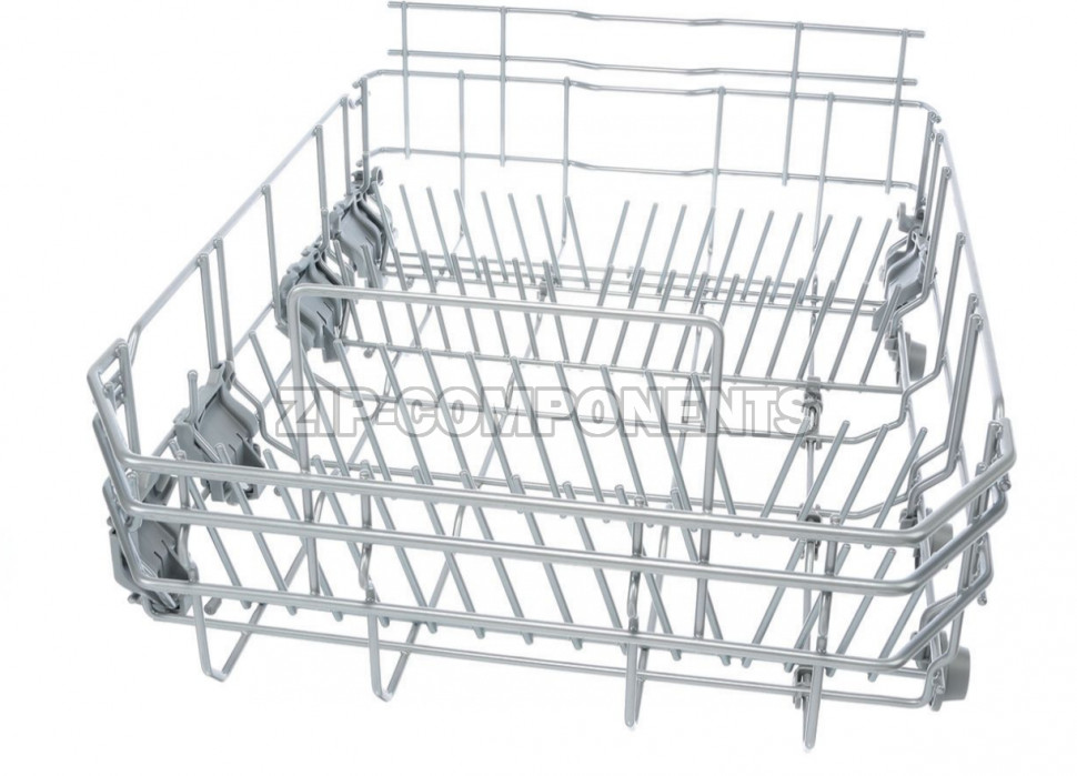 Нижняя корзина для посуды для посудомоечных машин, с четырьмя складными, секциями, в сборе Bosch 00773759