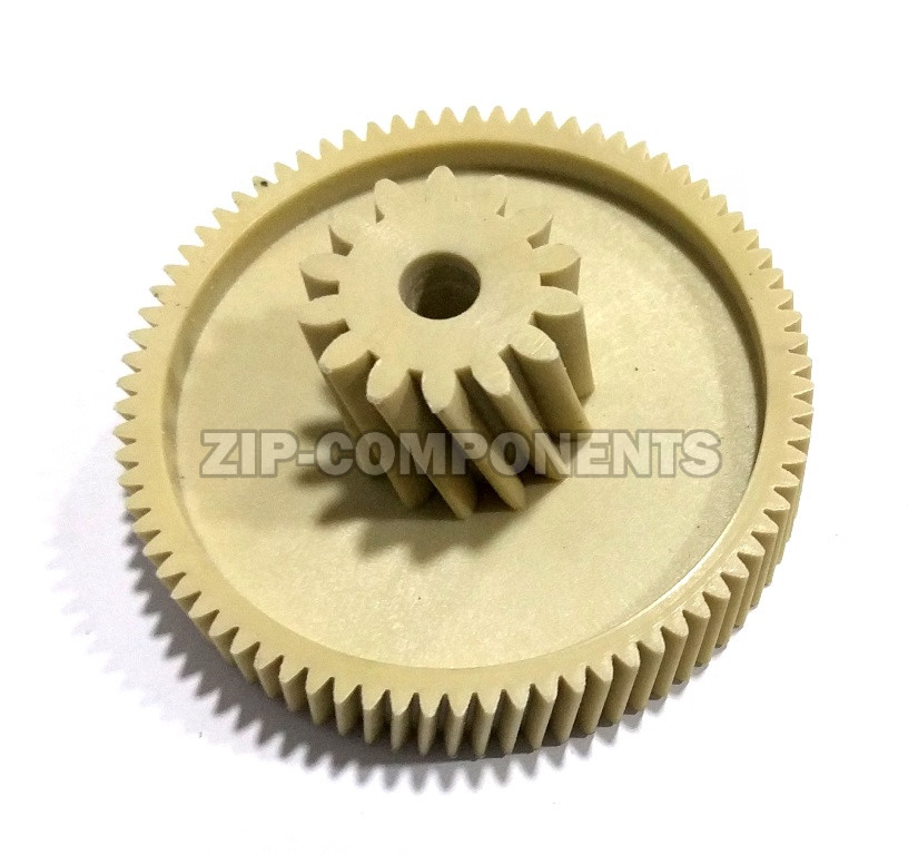 Шестерня для мясорубки Panasonic/Polaris Д-78/28мм, зубья 78/14шт. (Косой/косой), Д-82мм (косые зубья)