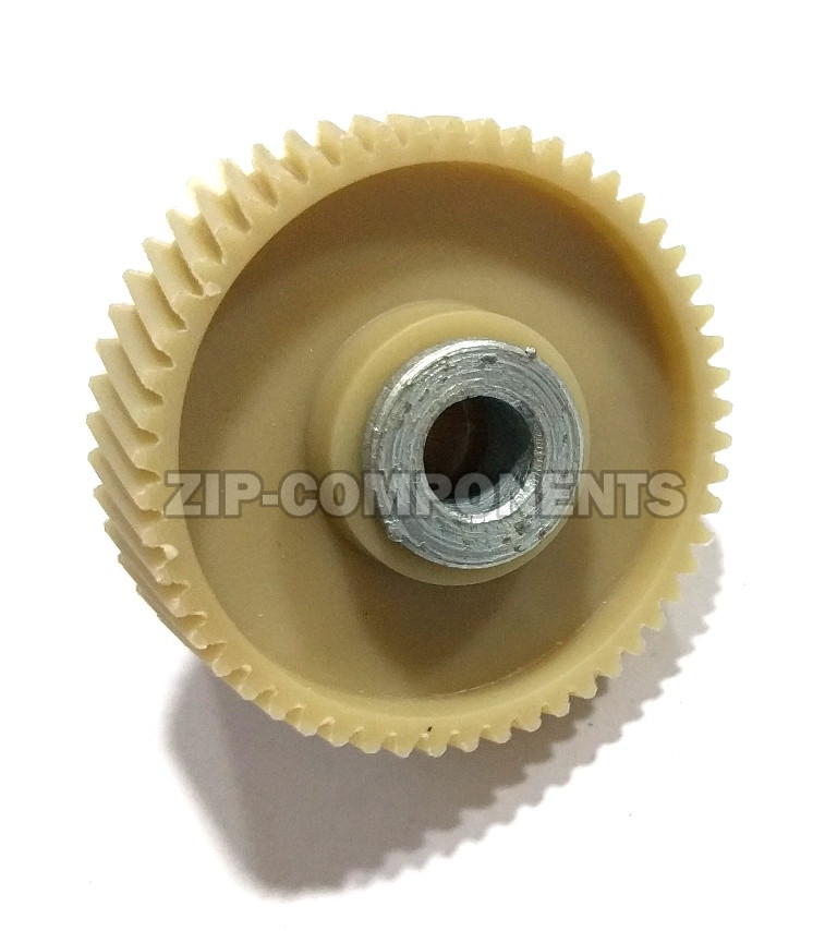 Шестерня c металлической вставкой для мясорубки Vitek Д-47/18мм, зубья 54/16шт (Косой/прямой)