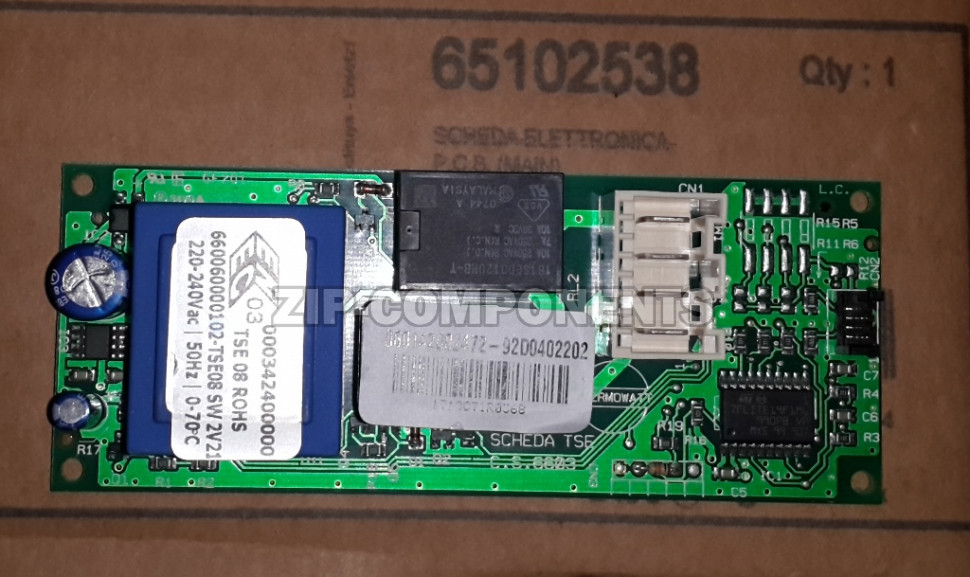 Электронная плата управления для водонагревателя Аристон (Ariston) TI TRONIC 65102538