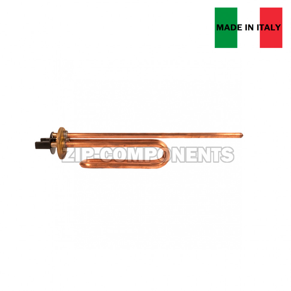 ТЭН Unival для водонагревателя (RCA, 2000W, D48, M6, L260) изогнутый Италия