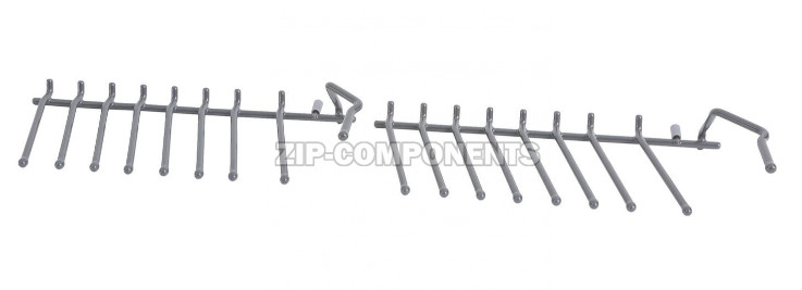 Задняя нижняя складная гребенка для посуды (правая), для встраиваемых, посудомоечных машин, темно-серая Bosch 00645102