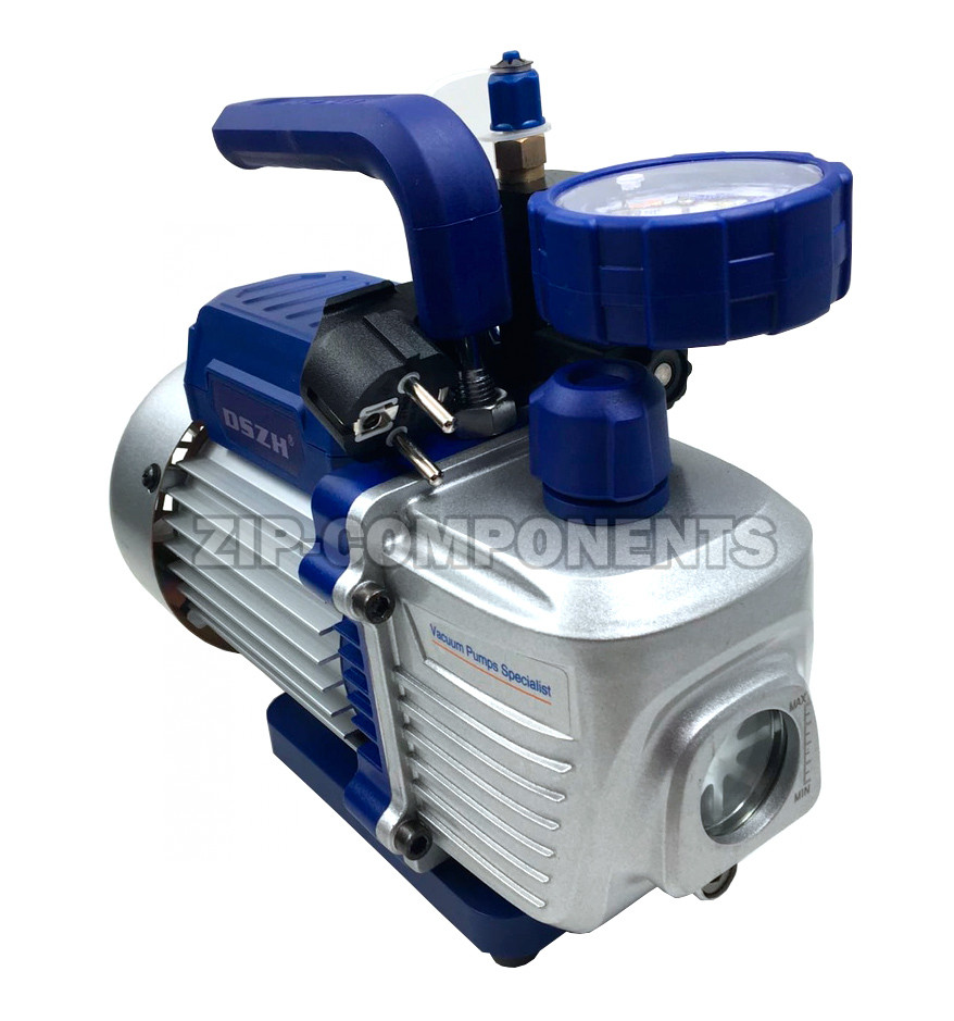 Вакуумный насос с манометром DSZH WK-125SV, 70 л/мин