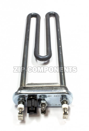 ТЭН 2050W прям.с отв.L=245, R12, M170, F28, K2 +датч.12kOm 481225928662