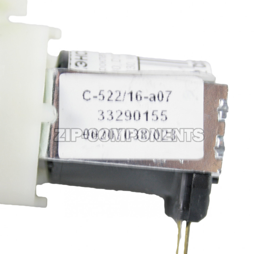 Электроклапан универсальный 1Wx180, D12mm заменяет Candy 90422130, Whirlpool 485229914005