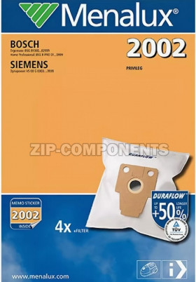 Мешки Menalux 2002 пылесоса Electrolux 9001961433