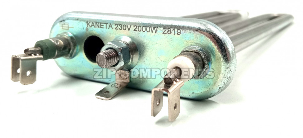 Тэн 2000W Kaneta прямой с отв. под датчик, L=225 Bosch 00265961