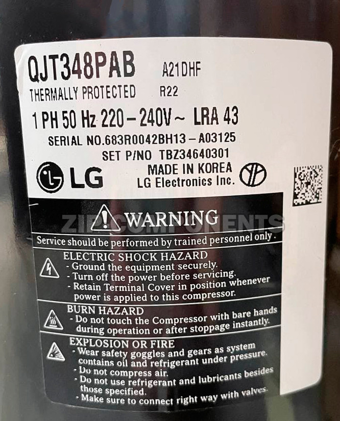 Компрессор кондиционера (18000BTU, 1200 Вт) LG TBZ34640301