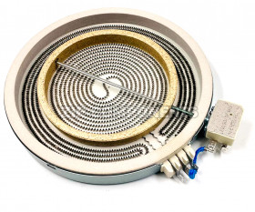 Электроконфорка 2х-зонная 2200W/1000W 230V Indesit C00089645