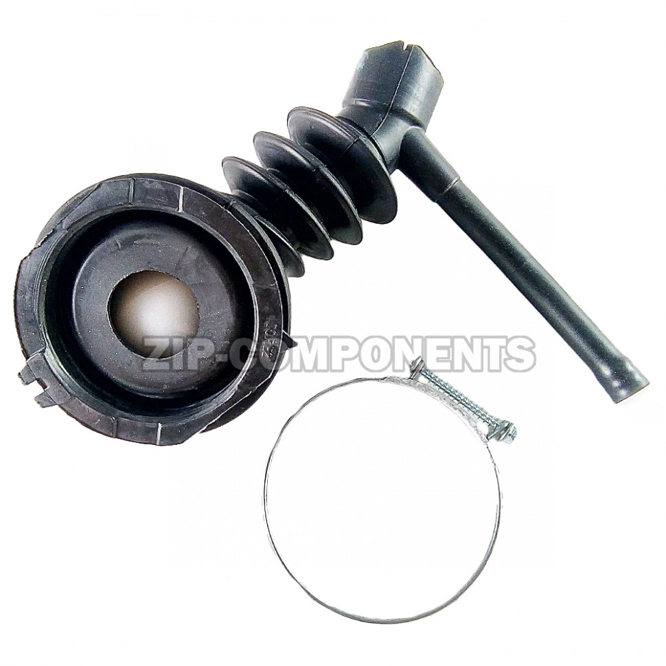 Патрубок от бака к корпусу насоса стиральной машин Bosch 00757704