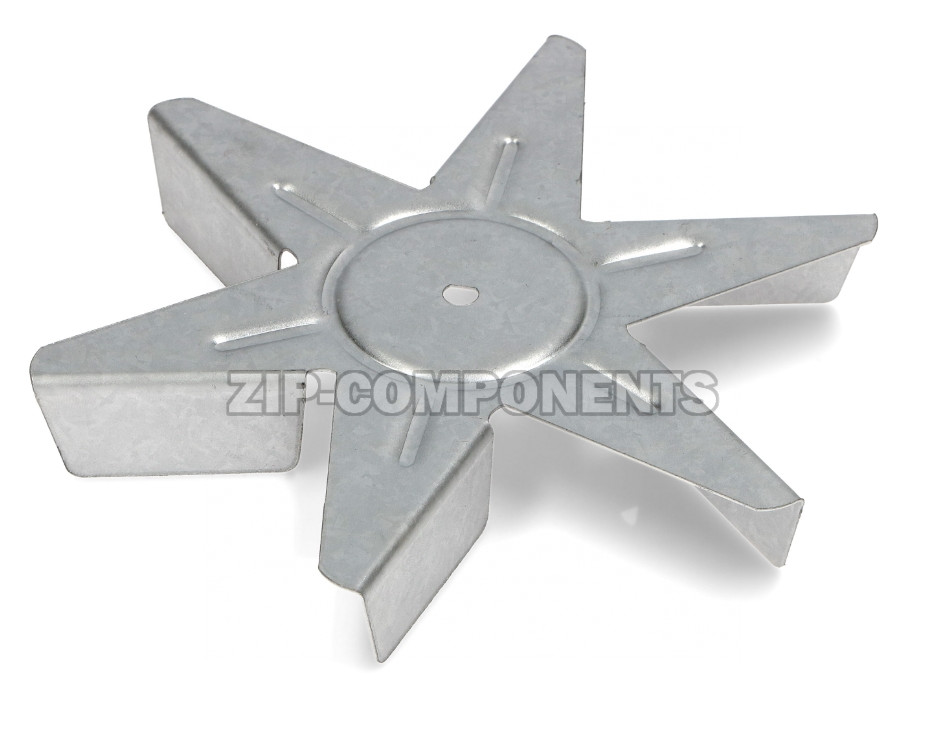 Крыльчатка вентилятора духовки 6 лопастей D150мм высота 20мм