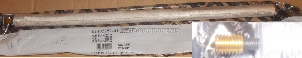 Анод магниевый для водонагревателя Аристон (Ariston) SUPERSGA TI SG ARI 61402252