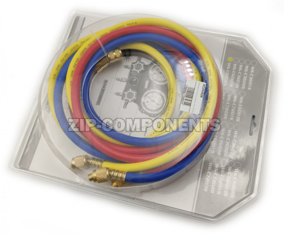 Манометрический коллектор DSZH WK-C6002S (68мм,R22,404,134,410) со шлангами