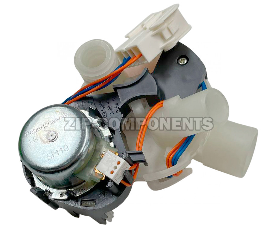 Клапан электромеханический ПММ Gorenje 128835 Whirlpool 481290508637