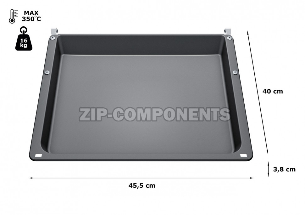 Эмалированный противень духовки Bosch 00776526