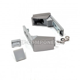 Ремкомплект ручки двери холодильника Liebherr 959017800013 цвет серый