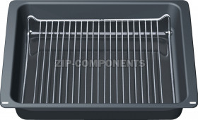 Глубокий эмалированный противень для духовки Bosch 00574906