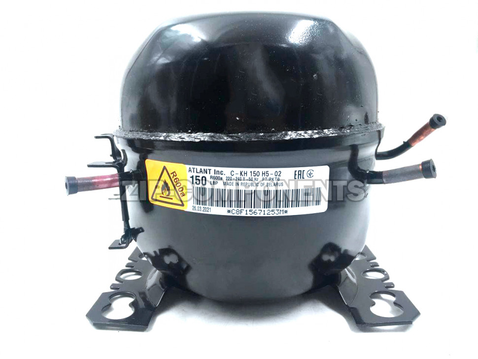 Компрессор Атлант С-КН150Н5-02 R600, 157 Вт (в индивидуальной упаковке) медная обмотка