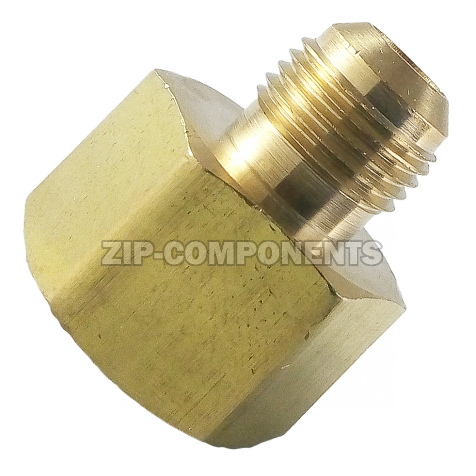 DJ - M 1/2 - F 3/8 Штуцер переходной (М - наружняя, F - внутренняя)