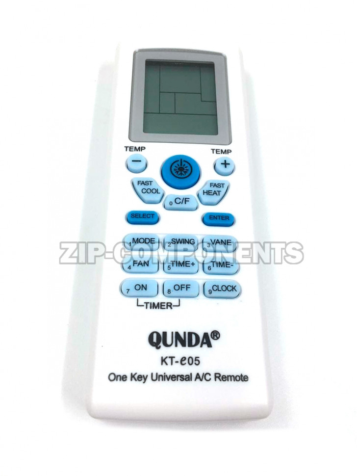 Пульт для кондиционера универсальный КТ-e05