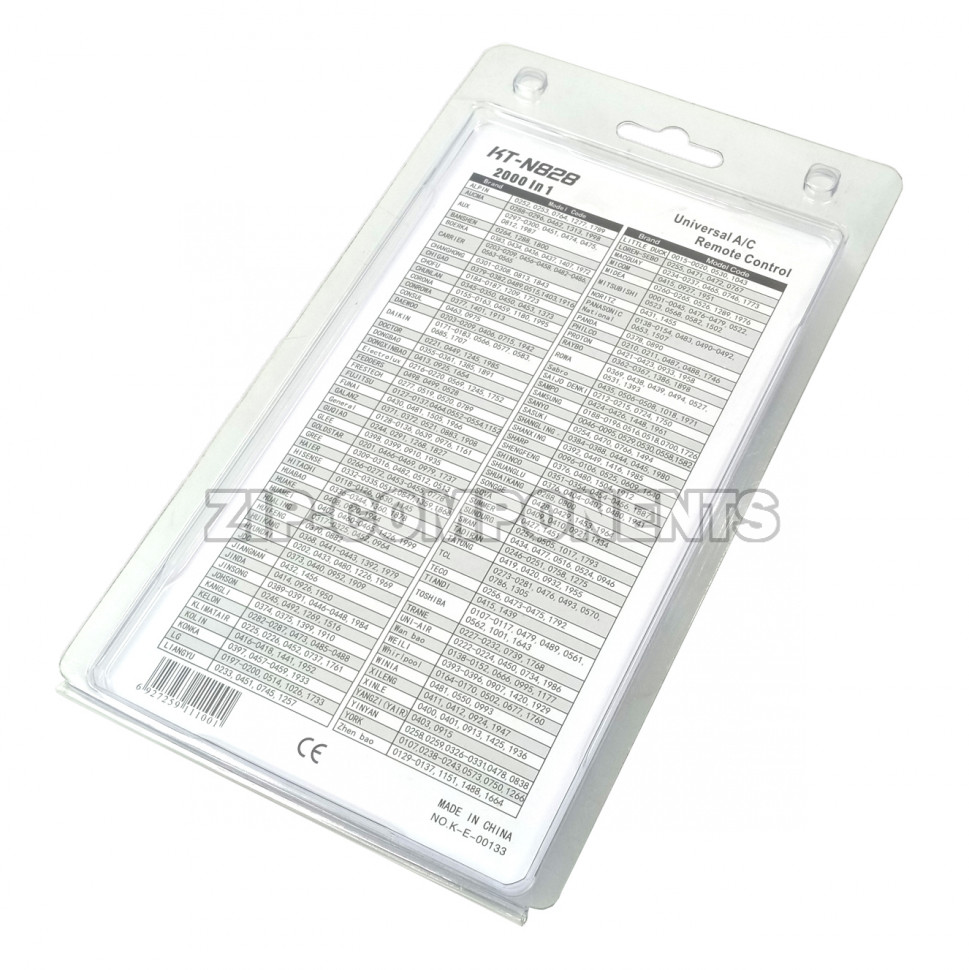 Пульт для кондиционера универсальный КТ-N828