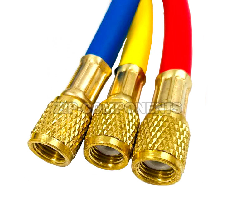 Набор шлангов 3шт 150см, 600PSI (R12, R22, R134) FavorCool Е-360RYB-В