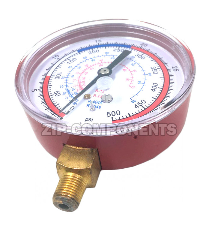 Манометр высокого давления DSZH/Р (80 мм) R-12, R-22, R-134, R-404