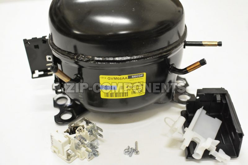 Компрессор GVM66AA (Вт при -23.3°) 181W, 1/4, R134a, ACC НЕ ПОСТАВЛЯЕТСЯ!