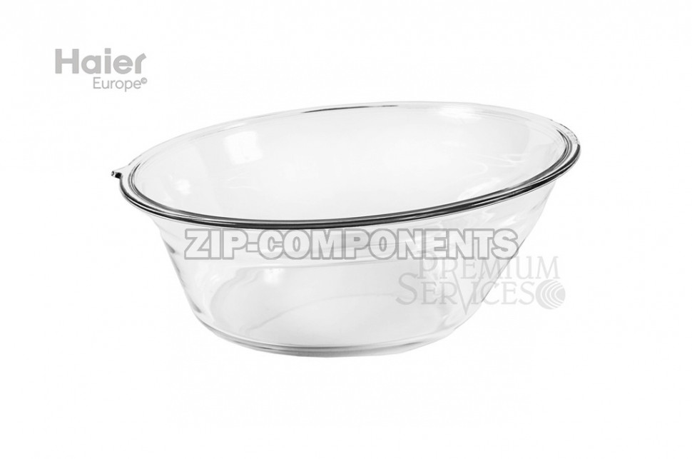 Стекло дверки (люка) Haier 0021400015