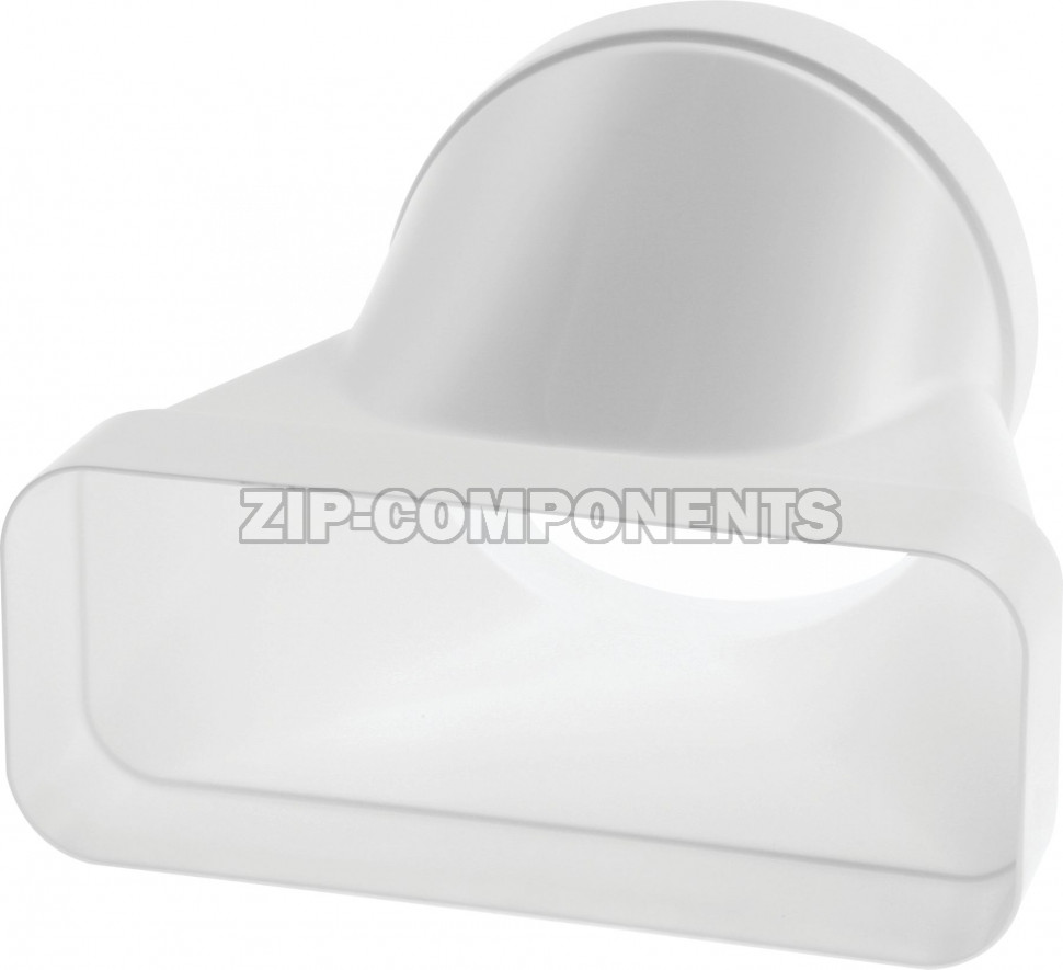 Переходник для плоского/круглого вентиляционного канала 150 мм, для вытяжки Bosch 00571653