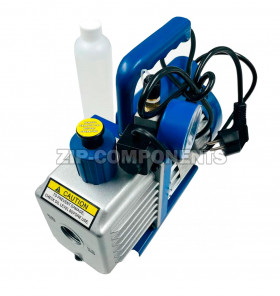 Насос вакуумный (2-ступ. 85 л/мин) VP-225 ) с вакумметром и солен. вентилем