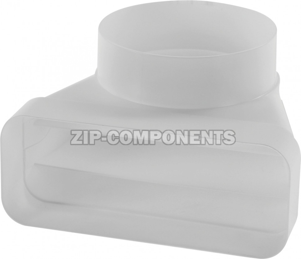 Переходник для плоского/круглого вентиляционного канала 150мм, для вытяжки Bosch 00571654