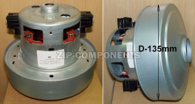Двигатель пылесоса 1400W H115мм D130мм h34мм d32мм Samsung
