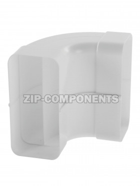 Переходник плоского вентиляционного канала 125 мм, для вытяжки Bosch 00571643