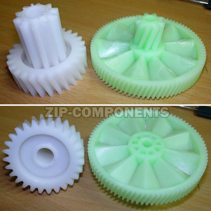 Блок шестеренок мясорубки 2шт Kenwood (KW715563 + KW715564) D55/28mm H18/30 + D83.4/20 H12/19