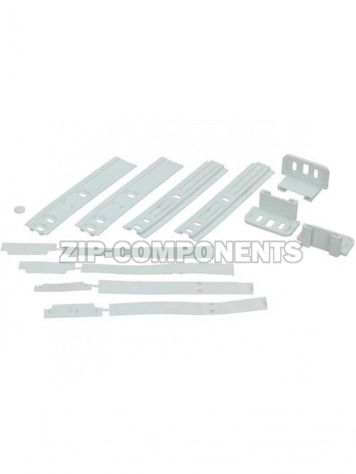 Набор креплений фасада дверей для холодильника Whirlpool 481231019131 C00312150(Уценка)