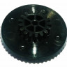 Шестерня Ротор, D=82/38 черная большая (коническая)