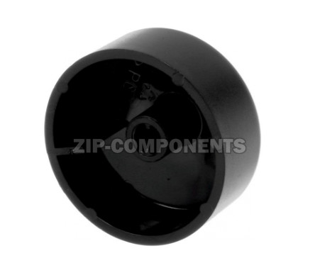 Кнопка регулятор, ширина оси 5мм, чёрная, для кофемолки Bosch 00187582