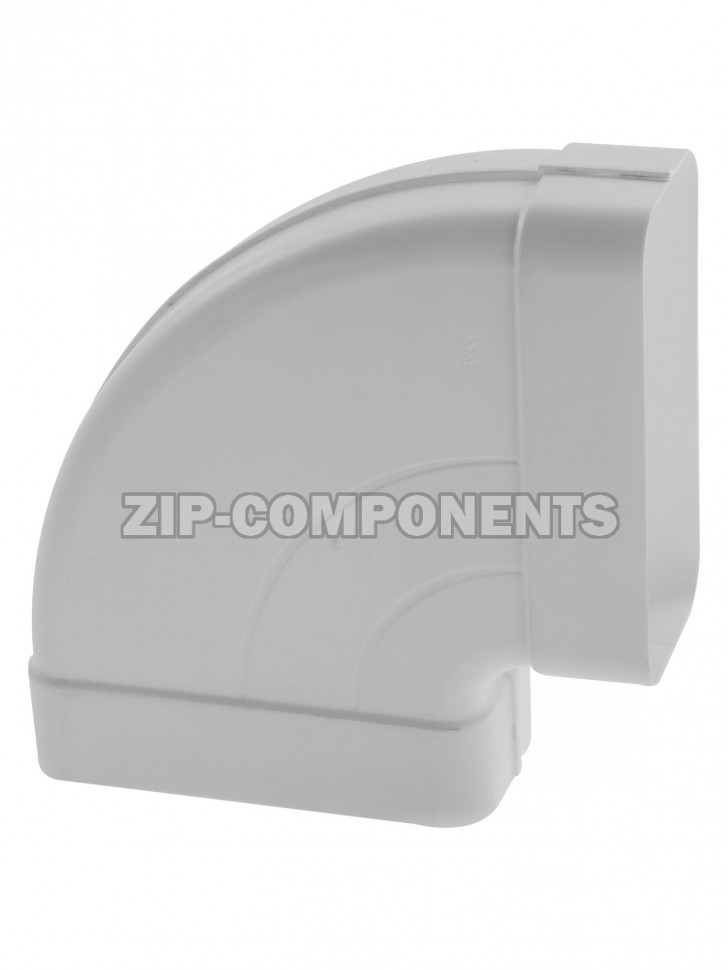 Переходник плоского вентиляционного канала 125 мм, для вытяжки Bosch 00571644