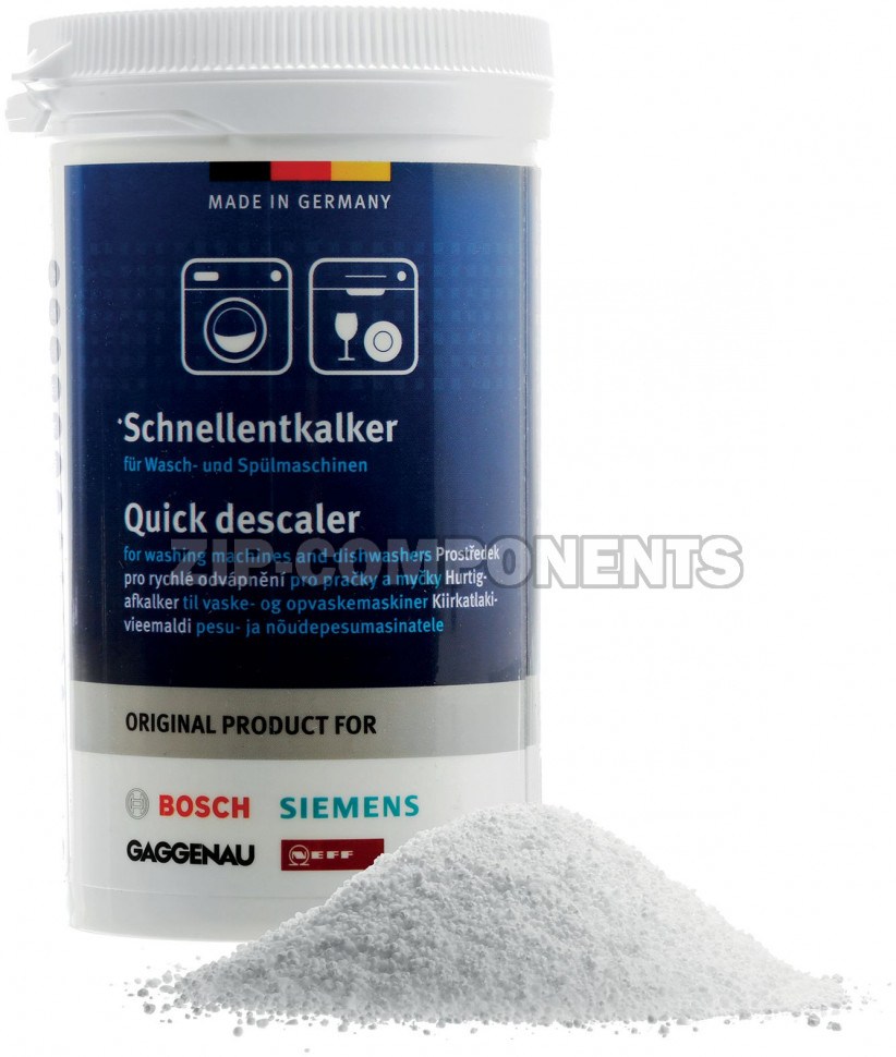 Средство от накипи для стиральных и посудомоечных машин, 250 г Bosch 00311919