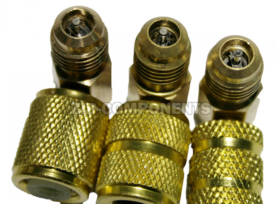 Комплект адаптеров для заправки автокондиционеров CT - 135