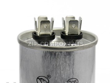 Конденсатор CBB65 50uF 450V алюминий 2x4 контакта