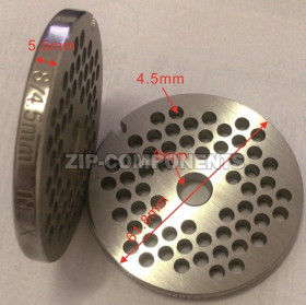 Решетка мясорубки СРЕДНЯЯ отверстия 4.5мм D-61.8mm Kenwwod (MG470, MG520) KW696897