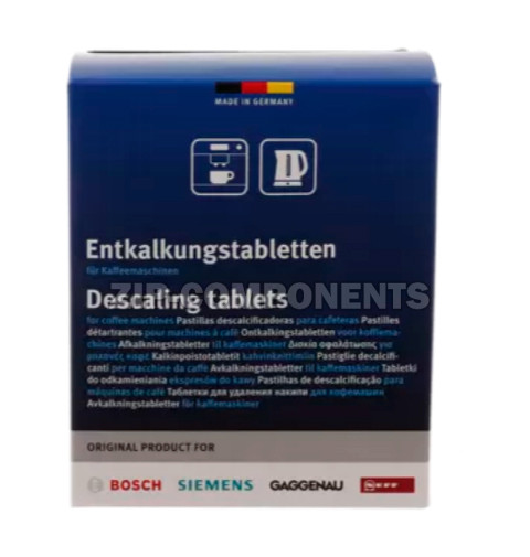 Таблетки от накипи 12 шт для кофемашин Bosch 00311557