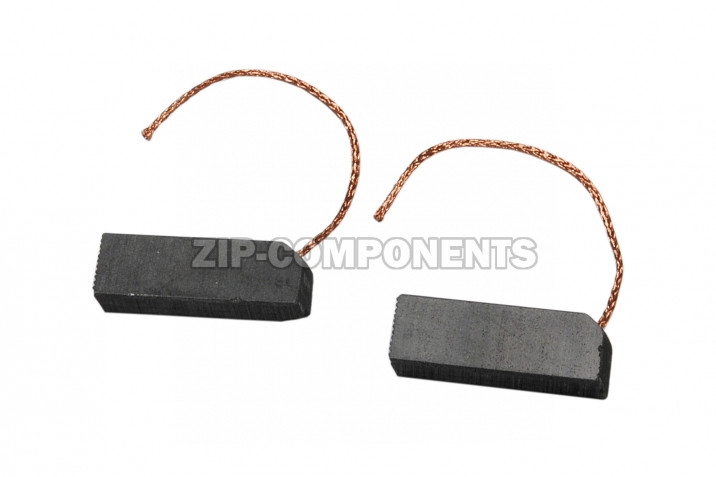 Щетки угольные 5x12.5, провод с угла, СЭНДВИЧ, (пара)